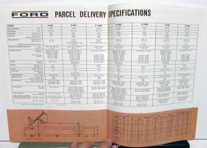 1965 Ford Parcel Delivery P 100 350 400 500 3500 4000 Sales Brochure Original