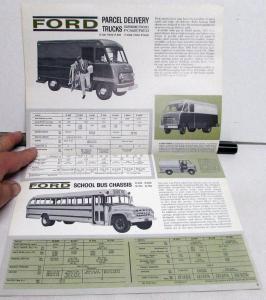 1965 Ford Truck Full Line Pickup Econoline Ranchero F Series Sales Brochure Orig