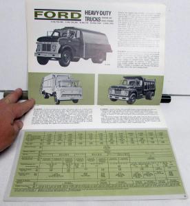 1965 Ford Truck Full Line Pickup Econoline Ranchero F Series Sales Brochure Orig