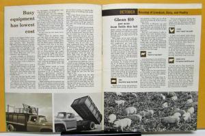 1964 Ford Truck Farm Management Oct Ed Featuring F 350 Original