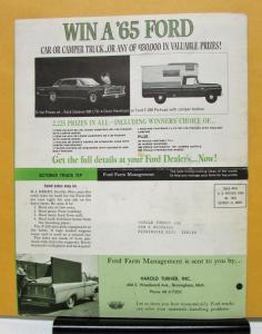 1964 Ford Truck Farm Management Oct Ed Featuring F 350 Original