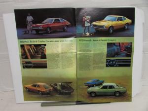 1972 Ford T Bird Mustang Torino Pinto Maverick Full Line XL Sales Brochure