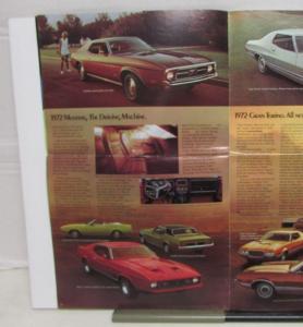 1972 Ford T Bird Mustang Torino Pinto Maverick Full Line XL Sales Brochure