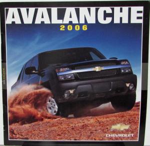 2006 Chevrolet Avalanche Canadian Dealer Sales Brochure