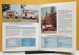 1966 Ford Car Truck RV Brochure Pickup TBird Bronco Wagon Van F 100 250 350 Orig