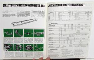 1966 Ford F Series Conventional Cab Trucks 500 600 700 750 Sales Brochure Orig