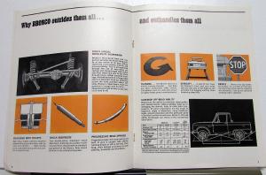 1966 Ford Bronco Truck All Purpose Vehicle Sales Brochure REVISED Jan 1966