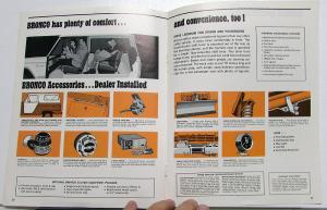 1966 Ford Bronco Truck All Purpose Vehicle Sales Brochure REVISED Jan 1966