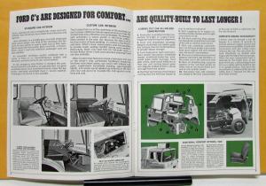 1966 Ford Tilt Cab Trucks C Series 550 - 8000 CT 750 - 950 Sales Brochure Orig