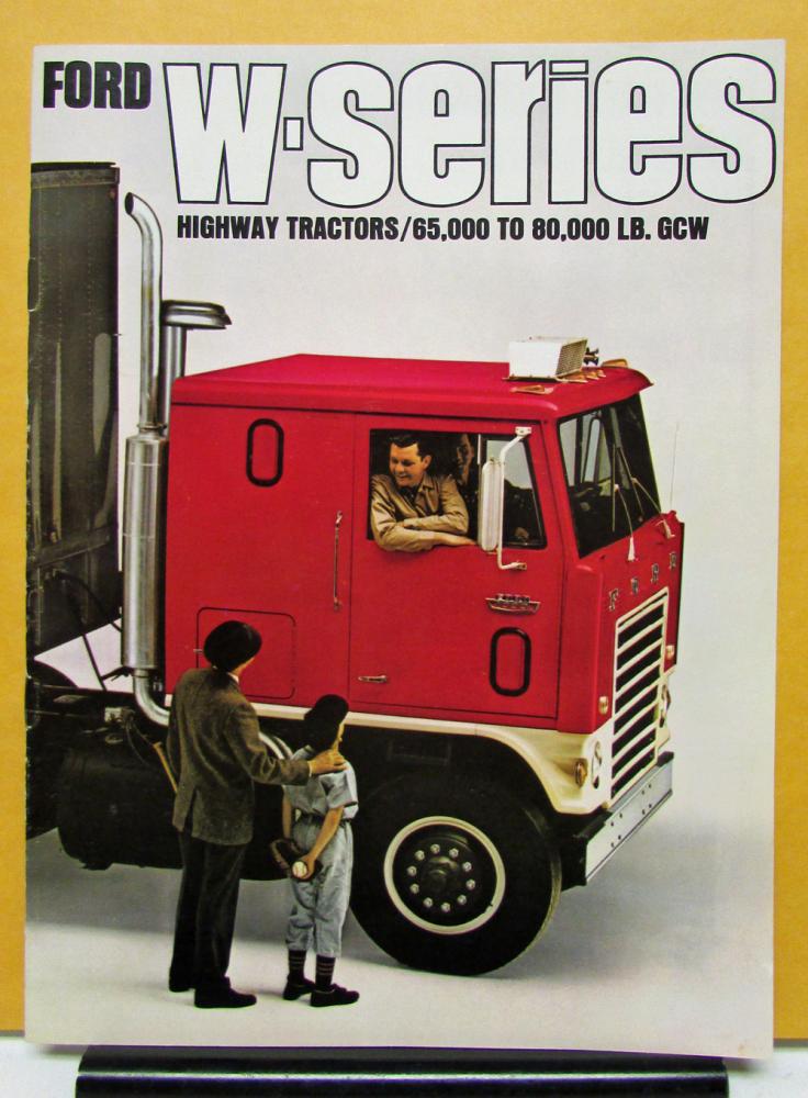 1966 Ford Truck Model W Wr 1000 Highway Tractors Sales Brochure