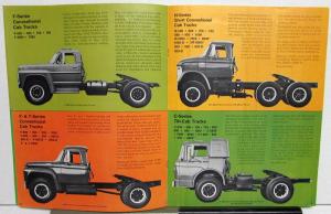1967 Ford Truck Full Line Pickup Van Bronco Ranchero Sales Brochure Mailer Orig