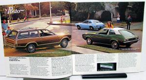 1972 Ford Pinto Sedan Runabout Wagon XL Sales Brochure Color Original