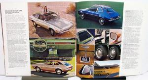 1972 Ford Pinto Sedan Runabout Wagon XL Sales Brochure Color Original