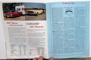 1967 Ford Car Truck RV Pickup TBird Van Mustang Ranchero Bronco Brochure Orig