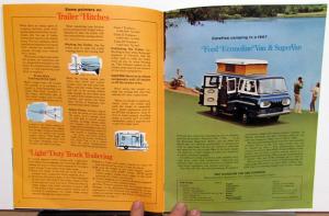 1967 Ford Car Truck RV Pickup TBird Van Mustang Ranchero Bronco Brochure Orig