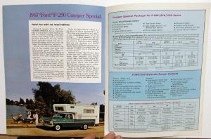 1967 Ford Car Truck RV Pickup TBird Van Mustang Ranchero Bronco Brochure Orig