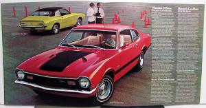 1972 Ford Maverick 2 & 4 Door Sedan & Grabber XL Color Sales Brochure Original