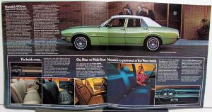 1972 Ford Maverick 2 & 4 Door Sedan & Grabber XL Color Sales Brochure Original