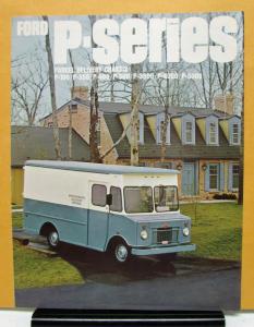 1967 Ford Parcel Delivery Chassis P Series Truck Sale Folder Dtd Jan 67 Original