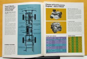 1967 Ford Parcel Delivery Chassis P Series Truck Sale Folder Dtd Jan 67 Original