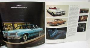 1975 Pontiac Dealer Sales Brochure Grand LeMans Sport Coupe Mid-Size