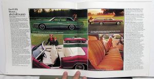 1972 Ford LTD Galaxie Custom Brougham 500 Wagon XL Color Sales Brochure Original