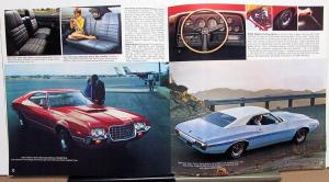 1972 Ford Torino Gran Sport Wagon & Squire XL Color Sales Brochure Original