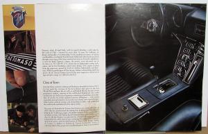 1972 Ford deTomaso Pantera Prestige Color Sales Brochure Original