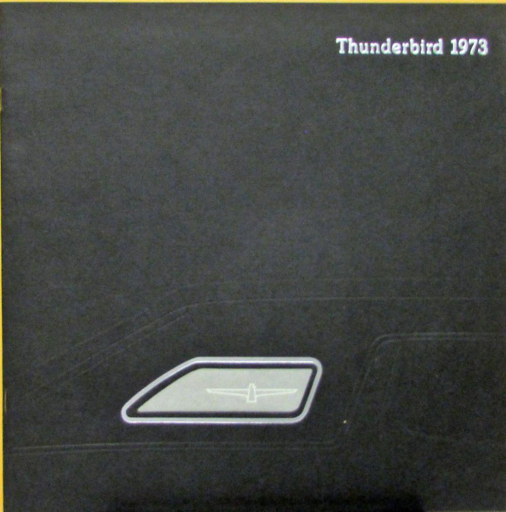 1973 Ford Thunderbird Prestige XL Sales Brochure Die Cut Window Front Cover 8/72