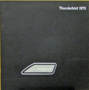 1973 Ford Thunderbird Prestige XL Sales Brochure Die Cut Window Front Cover 8/72