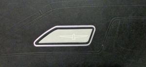 1973 Ford Thunderbird Prestige XL Sales Brochure Die Cut Window Front Cover 8/72