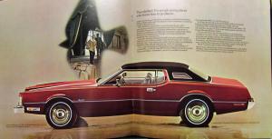 1973 Ford Thunderbird Prestige XL Sales Brochure Die Cut Window Front Cover 8/72