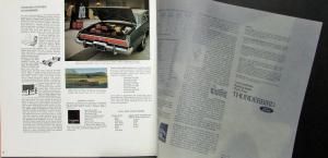 1973 Ford Thunderbird Prestige XL Sales Brochure Die Cut Window Front Cover 8/72