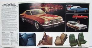 1973 Ford Torino Gran Brougham Sport Color Sales Brochure Original XL