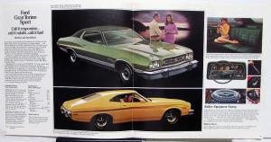 1973 Ford Torino Gran Brougham Sport Color Sales Brochure Original XL