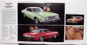 1973 Ford Torino Gran Brougham Sport Color Sales Brochure Original XL