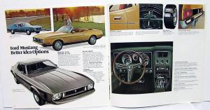 1973 Ford Mustang Mach 1 Grande Sportsroof Convertible Hardtop Sales Brochure XL