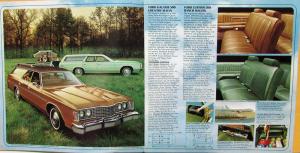 1973 Ford Torino Pinto Wagons & Recreational Vehicles Color Sales Brochure XL