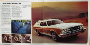 1973 Ford Torino Pinto Wagons & Recreational Vehicles Color Sales Brochure XL