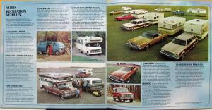 1973 Ford Torino Pinto Wagons & Recreational Vehicles Color Sales Brochure XL