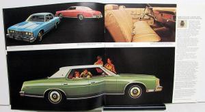 1973 Ford LTD & Brougham Galaxie 500 Custom 500 Color Sales Brochure XL