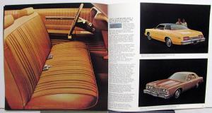 1973 Ford LTD & Brougham Galaxie 500 Custom 500 Color Sales Brochure XL