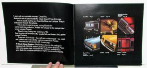 1978 Pontiac Dealer Sales Brochure Trans Am Grand Prix Firebird LeMans Sunbird