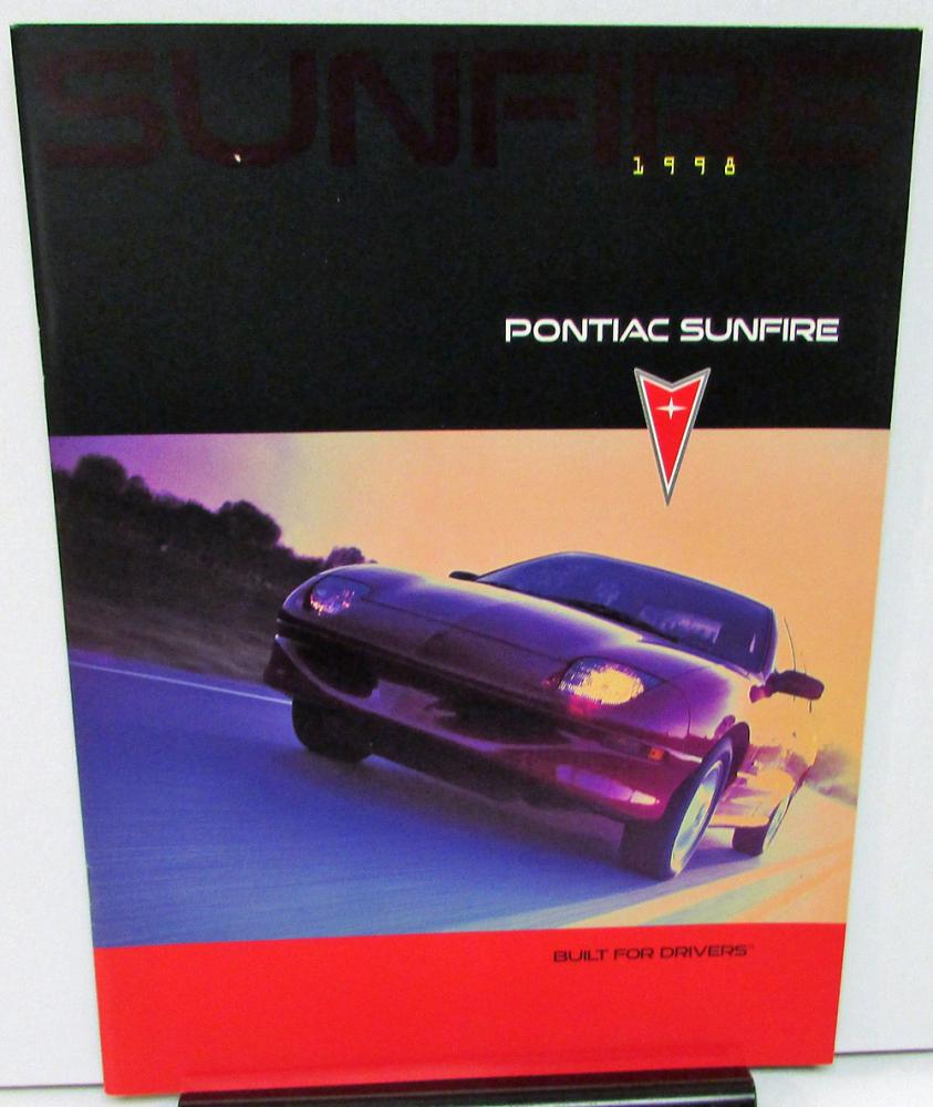 1998 Pontiac Canadian Dealer Prestige Sales Brochure Sunfire English Text