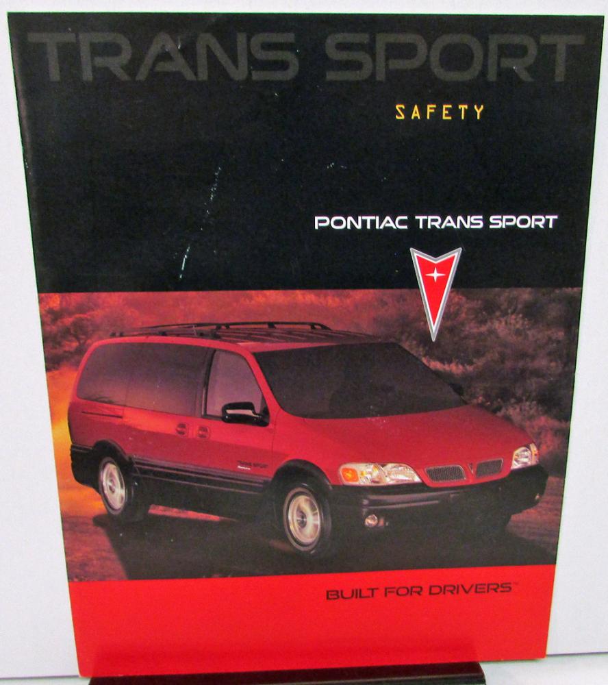 1998 Pontiac Canadian Dealer Sales Brochure Trans Sport English Text
