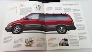 1998 Pontiac Canadian Dealer Sales Brochure Trans Sport English Text