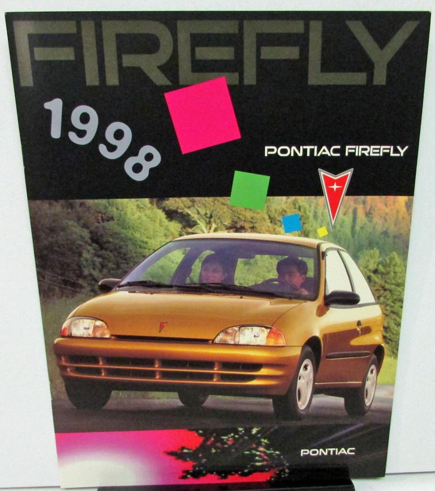1998 Pontiac Canadian Dealer Prestige Sales Brochure Firefly
