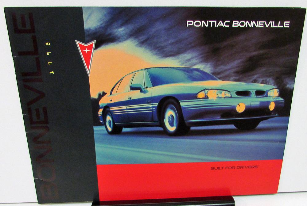 1998 Pontiac Canadian Dealer Prestige Sales Brochure Bonneville English Text