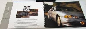 1999 Pontiac Dealer Prestige Sales Brochure Bonneville Spiral Bound W/Overlay