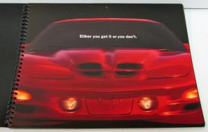 1999 Pontiac Firebird Trans Am Dealer Prestige Sales Brochure Ram Air